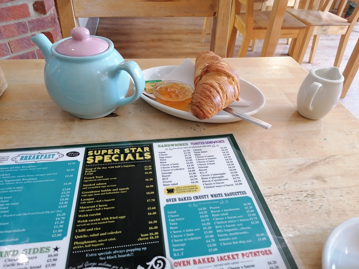 Warm breakfast croissant Emsworth Chichester Harbour